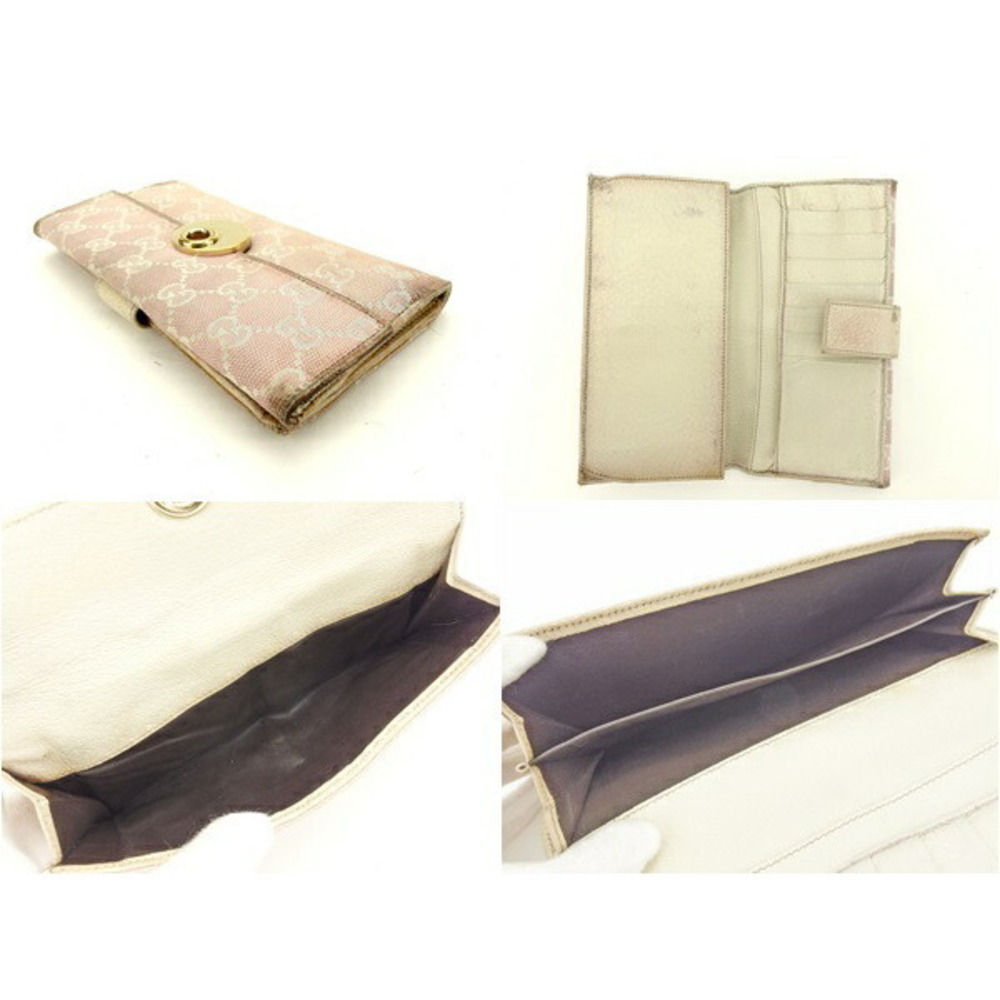 Gucci Black White Double Eclipse Leather Wallet C… - image 6